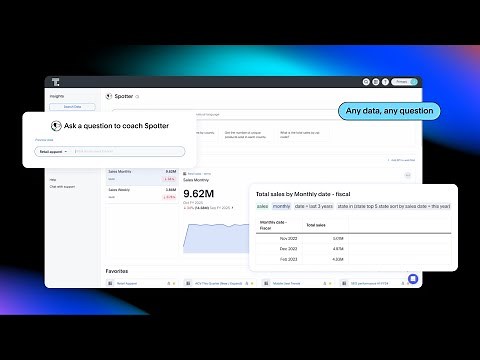 Spotter, the AI Analyst for your enterprise business data