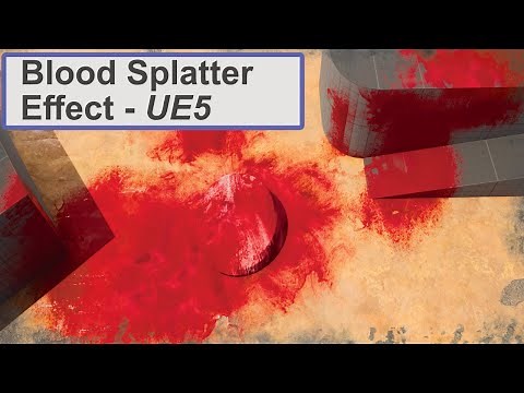 How to Make Blood Spill from Mesh And Stain the Ground In Unreal Engine 5
