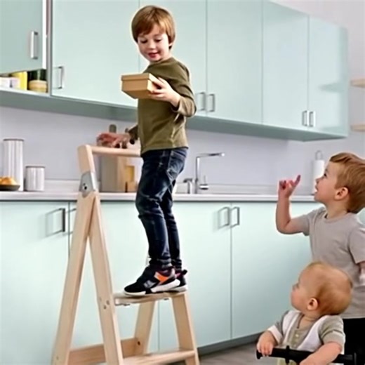 Easy access… maybe too easy* 🍪 The Putnam Pivot Ladder — for reaching high places in style. #LibraryLadder #KitchenDesign #InteriorInspo #DesignDetails #LuxuryInteriors #CleverDesign | Ram Hardware Australia