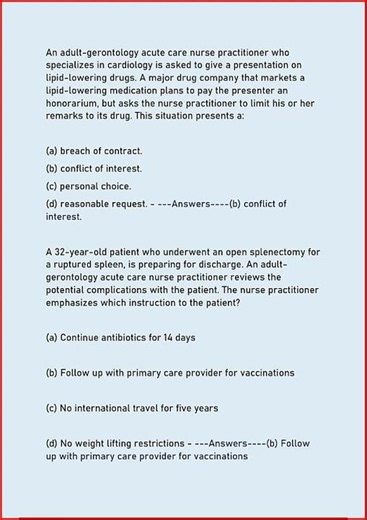 Ancc Practice Actual Questions And Verified Correct Answers2 video