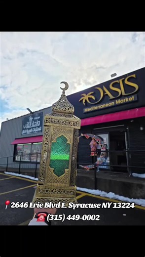 Your Ramadan destination in Syracuse! 🌙 Find all your essentials at Oasis Market 🌴 with top-notch quality and unbeatable prices. We take pride in serving you best❤️. Ramadan Kareem!🌙 Hurry up and catch our special Ramadan offers!🛒 📍2646 Erie Blvd E. Syracuse NY 13224 ☎️ (315) 449-0002 #syracuse #groceryshopping #sale #halal #ramadanmubarak