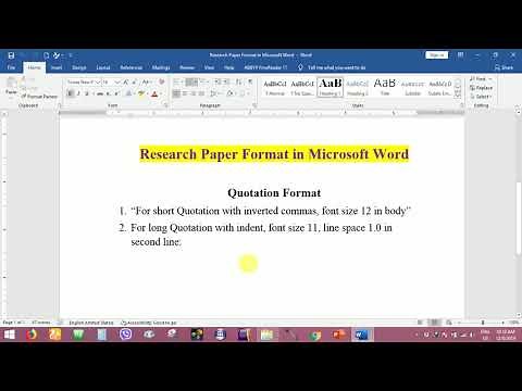 Quotation in Microsoft Word for your thesis