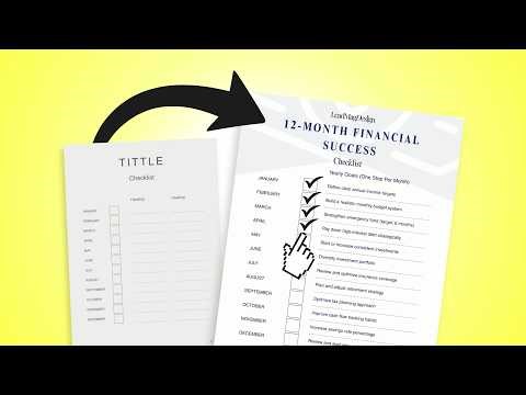How to Make a Fillable Checklist PDF (Step-by-Step Tutorial)