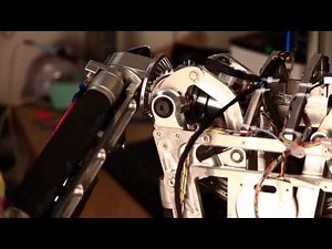Hybrid pneumatic- electric humanoid robot arm