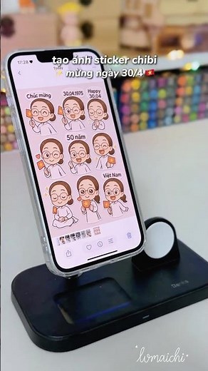 🇻🇳 Tạo Hình Dán Sticker Chibi Cute Trên ChatGPT Mừng Ngày 30.4 Việt Nam Từ Ảnh Có Sẵn #ChatGPT #VN