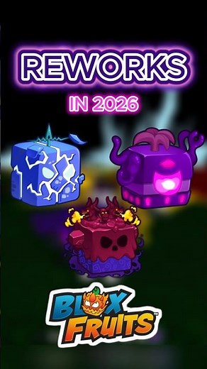 Fruit REWORKS 2026 In Blox Fruits 🫡 #roblox