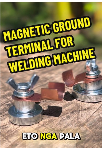 Magnetic Ground Clamp Terminal for Safe Welding