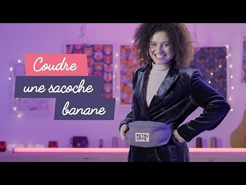 Coudre une sacoche banane (patron inclus)