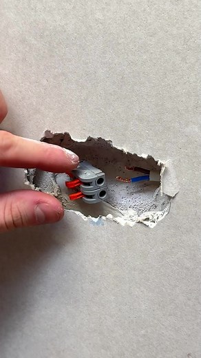 1.3M views · 2.8K reactions | Hiding Drywall Wire Connection | Busy Panda | Facebook