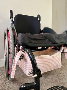 Custom Under-seat Wheelchair Basket | Wheelchair Accessory, Bag, Purse - Etsy