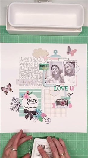Creating a 12x12 page with Pocket Life cards ! | Sophie Delorme | January 2026 Hip Kits