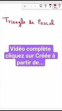 Triangle de Pascal