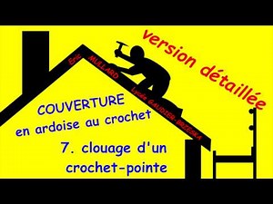 7. clouer un crochet pointe