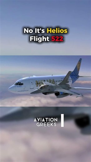 The Tragic "Ghost Flight" of Helios 522 😱🕊️ | #aviation #airplane #shorts #viral
