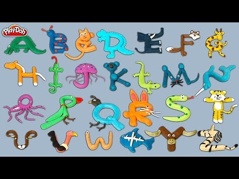 Play Doh Abc | ABC Phonics Song | Playdoh Animals | Playdoh Alphabets And Animals | Learning Video
