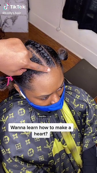 How to Make a Heart Hair Tutorial