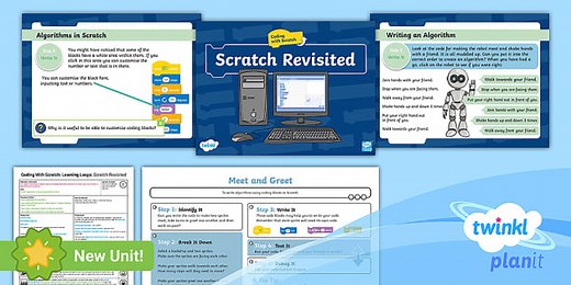 Computing: Coding with Scratch: Learning Loops: Scratch Revisited Year 3 Lesson 1