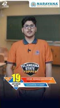 Vivan Sharad Maheshwari Scores 100 Percentile in JEE Main 2026 | Telangana State Topper