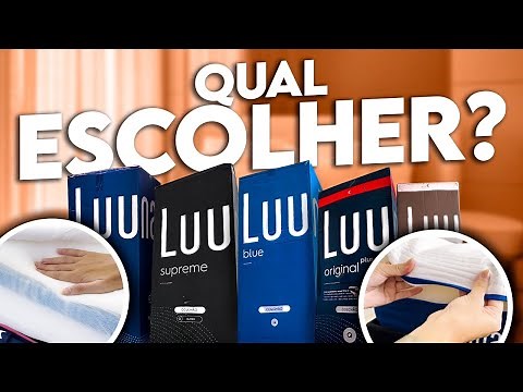 TESTAMOS TODOS OS COLCHÕES LUUNA! Qual escolher? Original, Original Plus, Supreme, Blue e Support 💤