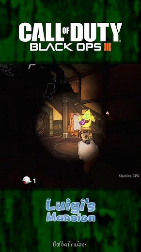 LUIGI'S MANSION ZOMBIES! || #luigismansion #codzombies #clips #gaming