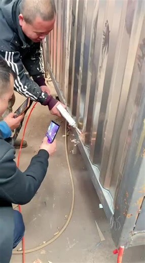 Welded container#welderslife#laserwelder#welder#laserwelding#welding#laserweldingmachine#foruou#sslaserwelder#metalwelding#metalweldingservice #laser