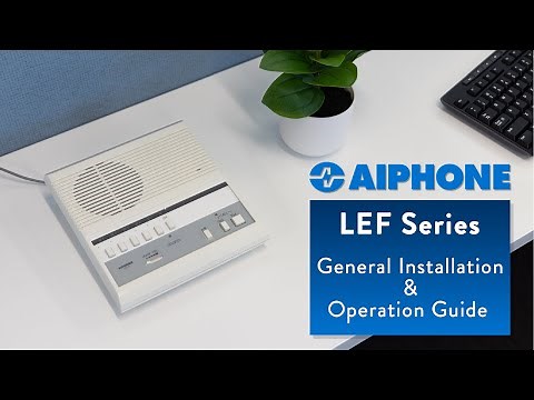 LEF General Installation and Operation Guide