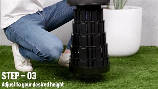 Collapsible Stool – Easy to Carry Retractable Stool - Lightweight, Sturdy, Portable & Slip Resistant Telescopic Stool -load Capacity 500lbs - Etsy