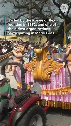 Fat Tuesday celebrated in New Orleans with Mardi Gras' Rex Parade