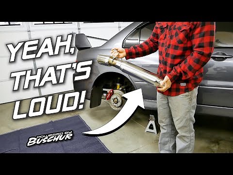 INSTALLING Buschur SD Exhaust on EVO IX | RAW 4G63 SOUND!