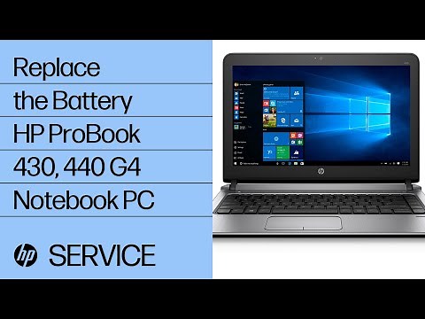 Replace the Battery | HP ProBook 430, 440 G4 Notebook PC | HP