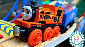 15K views · 191 reactions | Welcome back to Kids Toys Play track build day! It's another HUGE wooden railway track build as we make hills and mountains just to crash our toy trains! Which Thomas and Friends train crash was the best? | Kids Toys Play | Facebook