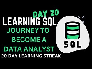 Learning SQL | Beginners to Advance | 20 Day Streak