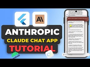 Flutter Anthropic AI Chat Tutorial | Flutter Claude API Guide