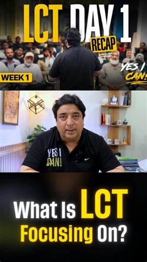 12K views · 223 reactions | What Is LCT focusing on? #LCT #lifechangingtraining #letsconnect | Hisham Sarwar | Facebook