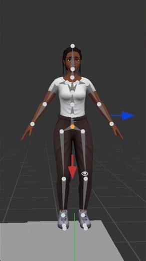3d animation jumping model #funny #3danimation #cartoon #shorts