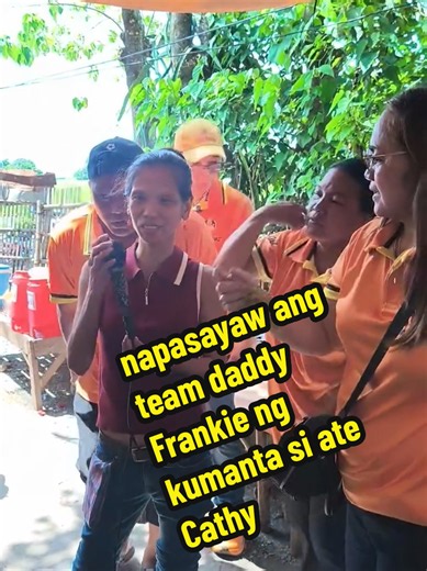 ‏napa sayaw ang buong team daddy Frankie ng kumanta sibate Cathy