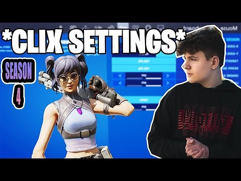 Clix *NEW* Sensitivity and keybinds Chapter 2 Season 4 !