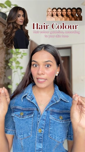 Best Hair Colour According To Your Skin Tone😍| Fair, Wheatish & Dusky Girls Must Watch✨ #shorts