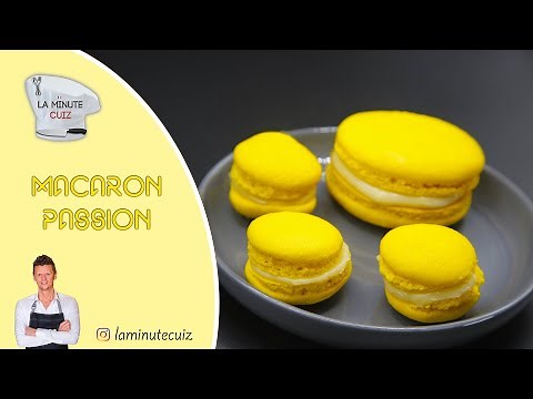 Délicieux macarons ganache passion / La Minute Cuiz