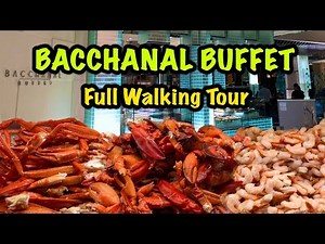 Bacchanal Buffet (Dinner) at Caesar’s Palace, Las Vegas - Walking Tour