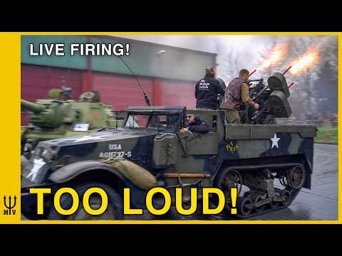 Real WW2 Vehicles & Guns Firing LIVE (Insanely Loud!)