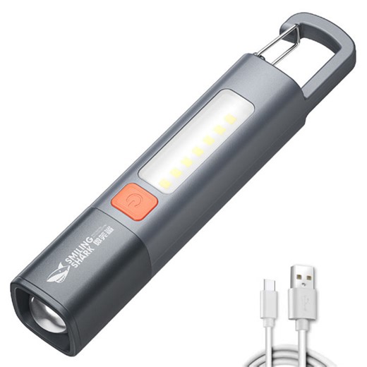 [Ueb Wholesale Center]LED Camping Flashlight Portable Handheld Light Type C USB Rechargeable Mini Lightweight Torch 300LM for Hiking Climbing | Lazada PH