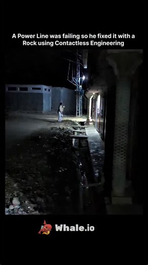 BeingProfit on Instagram: "It looks reckless at first. Then you see the goal. Restore a live high voltage power line without shutting it down. The blue flash is a high voltage electrical arc. It forms when electricity ionizes air after insulation fails. Under specific fault conditions, the arc turns unstable and sustains itself. Break the arc path for a fraction of a second. The fault collapses. The system resets on its own. Voltage stabilizes. Power keeps flowing. No outage. This is contactless