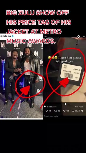 15k Leather jacket on metro awards