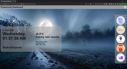 #sheryianscodingschool #cohort3 #javascript #dom #webdevelopment #frontenddevelopment #productivitydashboard | Jaykumar Vasoya