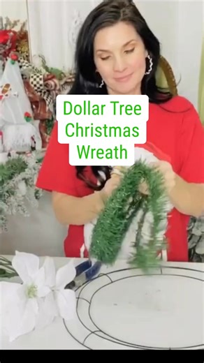 Let’s make a big Dollar Tree wreath 🎄 | Olivia's Romantic Home DIY
