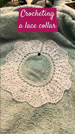 Crochet victorian lace collar #crochet #lace #cute