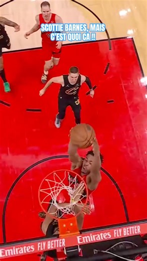 L’ÉNORME PRALINE DE SCOTTIE BARNES APRÈS UN MOVE DE FOLIE 🫡🤯🤯🤯 #nba