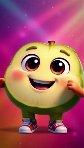 Cute 3D Cartoon Fruits for Kids | Learning & Fun Shorts #shorts #fruit #cartoon