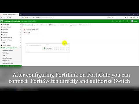 Connecting FortiGate Directly to FortiSwitch with FortiLink